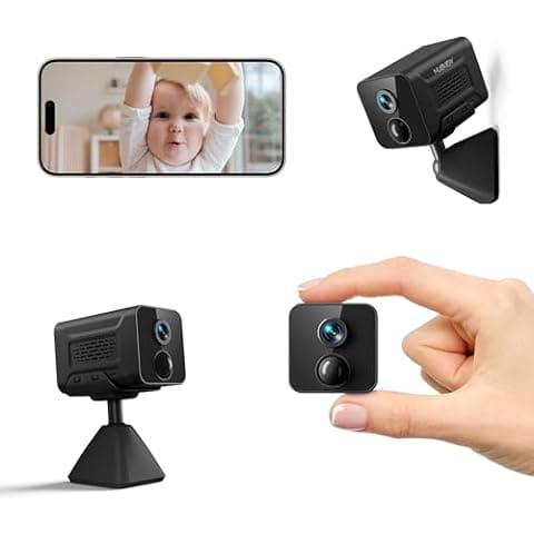 #pro4K HD Mini WiFi Cámara Espía Oculta para Ver En El Movil, Micro Camara Vigilancia Inalambrica Interior Oculta Larga Duracion Spy CAM con IR Visión Nocturna Detección De Movimientoduct_name# - TeknoTienda